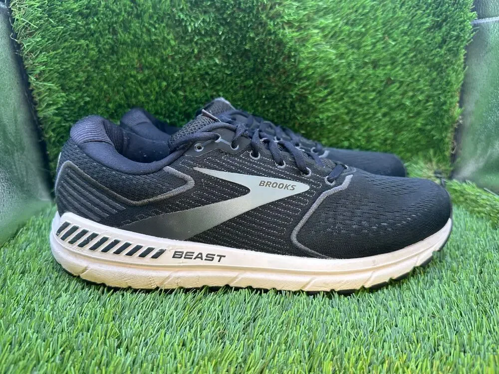 Brooks Beast 20 1103271D051 Athletic Sneaker Men's 13D Black Mesh Sports Jogging